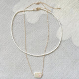 Mini Baroque Pearl Strand Necklace Collar Natural Freshwater Choker Jewelry