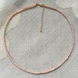Mini Baroque Pearl Strand Necklace Collar Natural Freshwater Choker Jewelry