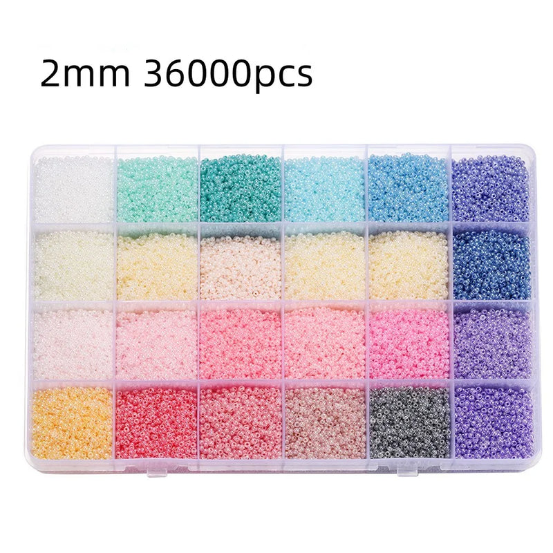Mixed Colors Charm Czech Glass Seed Beads for DIY Jewelry Making
