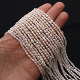 2-3mm Natural Freshwater Pearl Rice Shape Pearl A for DIY Jewelry