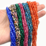 2~3mm Natural Stone Bead Charm Accessorie for DIY Jewelry Making