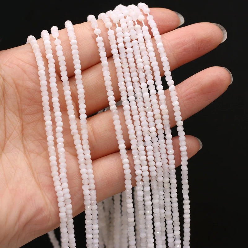 2/3mm Tiger Eye Garnet Faceted Beads for Jewelry Making