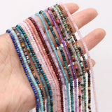 2/3mm Tiger Eye Garnet Faceted Beads for Jewelry Making