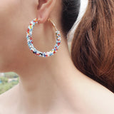 Seed Beads Kit Small Jewelry Beads Kit with Thread & Needle