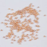 2-3mm Tiny Pink Purple Rice Pearl Loose Beads 5g Bag