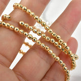 2/3mm Gallstone Round Hole Beads DIY Jewelry Making Accessory