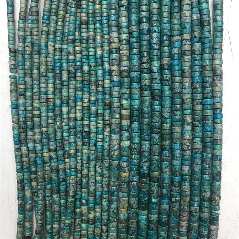 8MM Heishi Rondelle Turquoise Gemstone Beads for DIY Jewelry Making