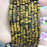 Heishi Natural Tiger Eye Beads 6mm for Jewelry Making DIY Bracelet Necklace