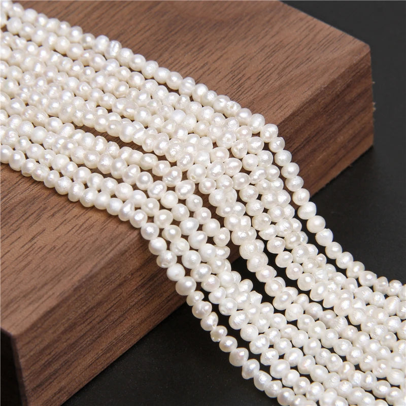 2-4.5mm Freshwater Pearl Bead Irregular Shape Baroque Pearl Beads DIY Jewelry