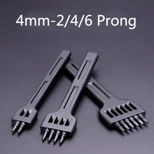 Leather Round Row Punching Tool 4/5/6mm Hole Punches