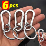 Stainless Steel Gourd Buckle Keychain Climbing Hook Carabiner Key Chain