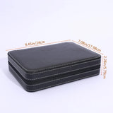 Portable Travel Watch Case Storage Bag PU Leather 40GB