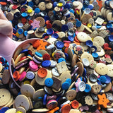 Coconut Wood Button Eco-friendly 4 Holes for Scrapbooking Clothing Sewing