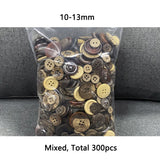 Coconut Wood Button Eco-friendly 4 Holes for Scrapbooking Clothing Sewing