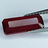 2.40ct Ruby Emerald Cut Loose Gemstone