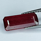 2.40ct Ruby Emerald Cut Loose Gemstone