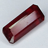 2.40ct Ruby Emerald Cut Loose Gemstone