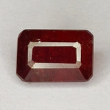2.40ct Ruby Emerald Cut 7x5mm Loose Gemstone