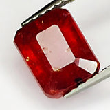 2.45ct Ruby Emerald Cut Loose Gemstone