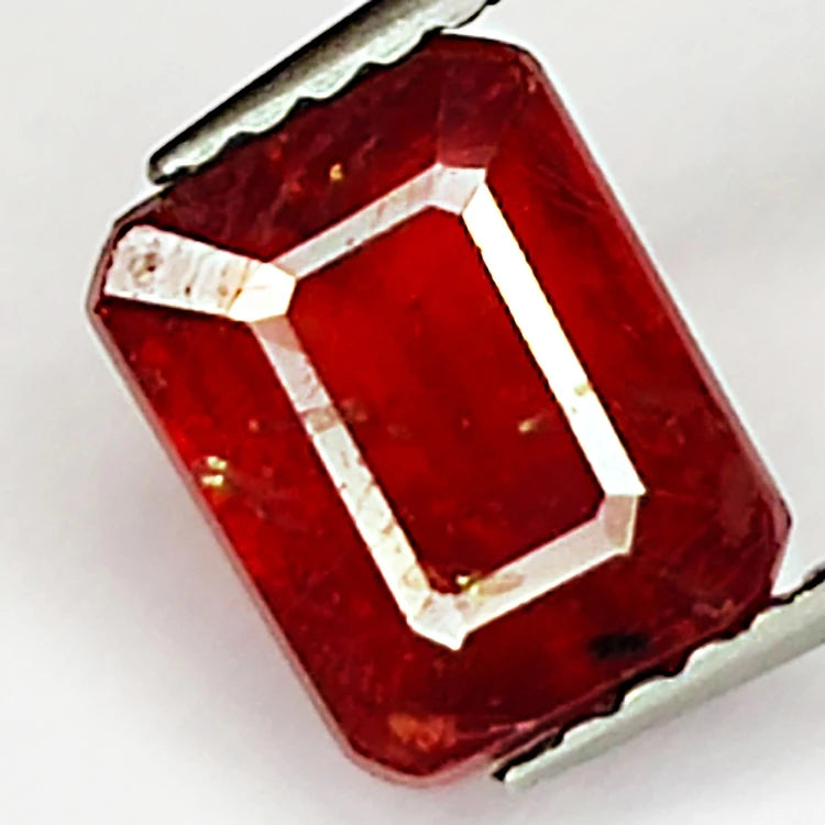 2.45ct Ruby Emerald Cut Loose Gemstone
