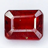 2.45ct Ruby Emerald Cut Loose Gemstone