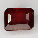 2.45ct Ruby Emerald Cut 8.0x6.1mm Loose Gemstone
