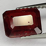2.45ct Ruby Emerald Cut 8.0x6.1mm Loose Gemstone