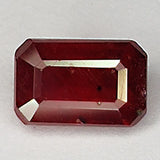 2.45ct Ruby Emerald Cut 8.3x5.4mm Loose Gemstone