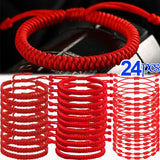 7 Knots Red String Bracelet Lucky Amulet Protection Wristband