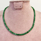 Emerald Heishi Necklace Light Deep Green Sea Hot Selling