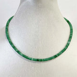 Emerald Heishi Necklace Light Deep Green Sea Hot Selling