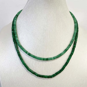 Emerald Heishi Necklace Light Deep Green Sea Hot Selling