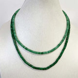 Emerald Heishi Necklace Light Deep Green Sea Hot Selling