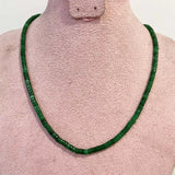 Emerald Heishi Necklace Light Deep Green Sea Hot Selling