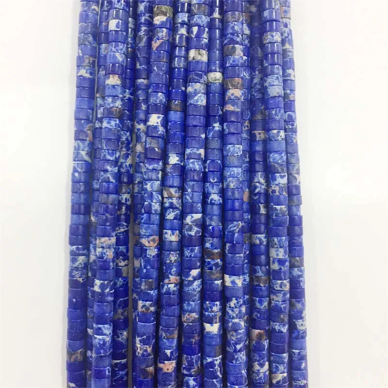 2*4MM Heishi Gemstone Chip Beads for DIY Jewelry Making