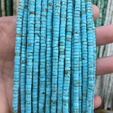 2*4MM Heishi Flat Round Gemstone Chip Disc Bead for Jewelry Making