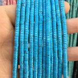 2*4MM Heishi Flat Round Gemstone Chip Disc Bead for Jewelry Making