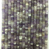 2*4MM Purple Agate Amethyst Green Malachite Disc Heishi Stone Beads