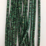 2*4MM Purple Agate Amethyst Green Malachite Disc Heishi Stone Beads
