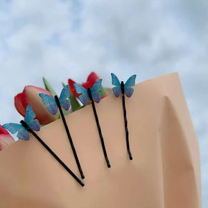 Butterfly Hairpins Gauze Hair Clips Summer Hair Accessories