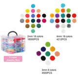 Glass Bead Box Assembly Pliers Set DIY Jewelry Making Tool Kit