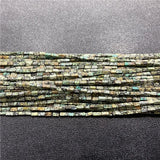 2*4mm Square High Stone Beads African Turquoises DIY Necklace Bracelet