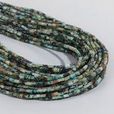 2*4mm Square High Stone Beads African Turquoises DIY Necklace Bracelet