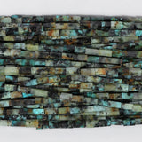 2*4mm Square High Stone Beads African Turquoises DIY Necklace Bracelet