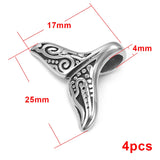 Stainless Steel Charms Fishtail Bracelet Hook DIY Necklace Clasps