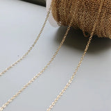 Copper Cross Chain Beads 20mt DIY Bracelet Necklace Jewelry Making Supplies