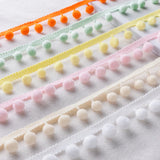 2/5/10 Yds Pom Pom Trim Ball 12mm MINI Pearl Pompom Fringe Ribbon Lace Craft DIY