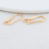 14K Brass Earrings Hoops High Jewelry Making Supplies 2.5*20MM
