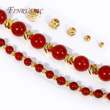18K Plated Spacer Beads Cut Pattern DIY Jewelry Making Findings