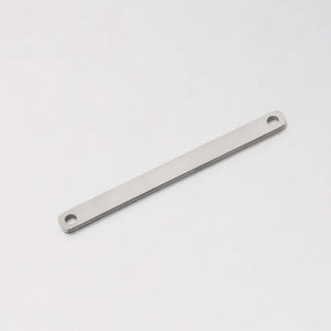 Stainless Steel Double Hole Rectangle Charms 20pcs/lot
